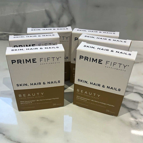 Prime fifty skin hair - fifty, nails