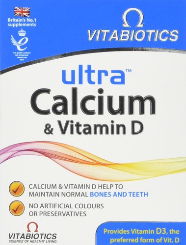 Calcium and vitamin tablets - vitamin, d