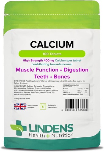 Calcium 400mg 100 tablets - 100,