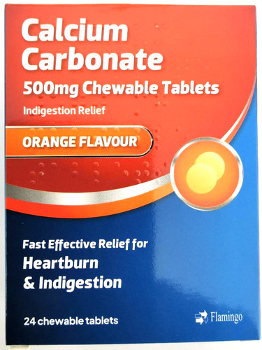 Calcium carbonate heartburn - carbonate,