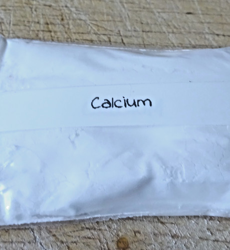 Approx 10g calcium carbonate - calcium,